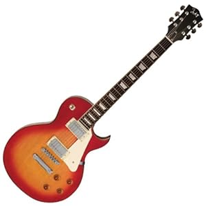 cheaper NEW INDY CUSTOM SOLID CARVED TOP CHERRY BURST LP STYLE ELECTRIC GUITAR Online Store