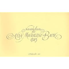 Johann Sebastian Bach: Notenb�chlein f�r Anna Magdalena Bach : f�r Klavier mit Bleistift - Ausgabe in der Edition von Sikorski - Noten/sheet music
