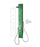 IMAGE OF BathApp Aluminum Alloy Shower Panel Tower System with 4 Massage Jets (Model BAA035)