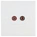 Speaker Outlet, White