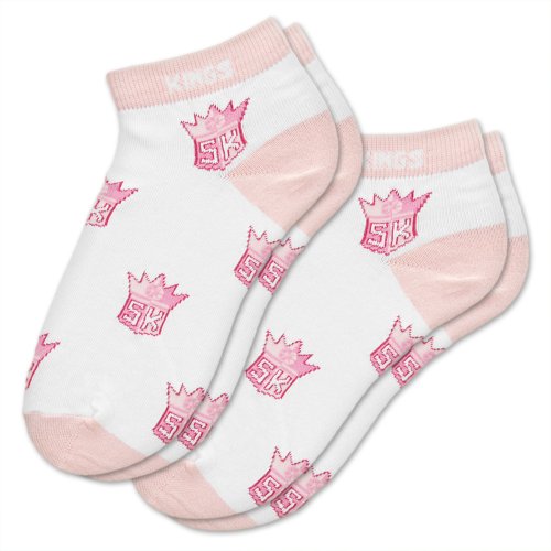 NBA Sacramento Kings Womens Socks, 2-Pack, Pink