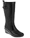 Capelli New York Buckle, Gusset & Back Pull Loop Ladies Wedge Rain Boot