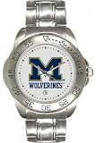 Michigan Wolverines Suntime Sport Steel Mens NCAA Watch