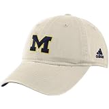 adidas Michigan Wolverines Stone Ladies Team Logo Adjustable Slouch Hat