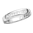 14K White Gold 1/4 ct. Princess Cut Diamond Men's Ring