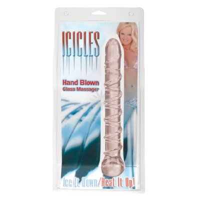 Pipedreams Icicles Glass Swirl Dildo