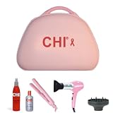 Farouk CHI Limited Edition Hair Styling Trio with 1 Straightener and CHI Limited Edition Blow Dryer, Pink