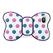 Leegoal(TM) Lovely 3d Butterfly Bowknot Back Soft Silicone Blue and Pink Dot Purple Frame Case Cover for Iphone 4 4g 4s