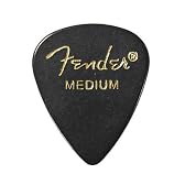 Fender　ピック×10枚　ティアドロップ MEDIUM-BLK