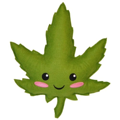 Highdy Plush a Marijuana Leaf Doll