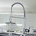 Lightinthebox Deck Mount Kitchen Sink Faucet Chrome Tall Curve Spout Bar Faucets Single Hole Basin Faucets with Pull Out Sprayer 360-degree Rotatable Swivel Mixer Taps Pull-Down Spray Ceramic Valve