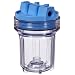 Pentek 158133 1/4" #5 Slim Line Clear Filter Housing