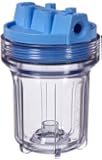 Pentek 158133 1/4" #5 Slim Line Clear Filter Housing