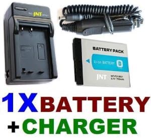 Travel Charger Set (AC Wall Plug + Car Adapater) + High Capacity Rechargeable NP-BD1 / NP-FD1 Sony Replacement Battery