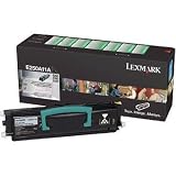 Lexmark E250A11A Toner, 6000 Page-Yield, Black ~ Lexmark
