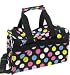 13" Small Colorful Multi Polka Dots Duffle Bag Travel Carry On Luggage image 5