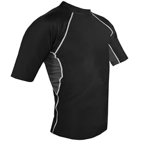 Mens' Rashguard - Short Sleeve Black