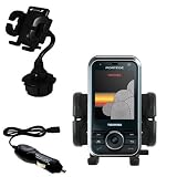 Toshiba G900 Auto Cup Holder with Car Charger - Uses Gomadic TipExchange