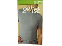 Soy crew neck tee Medium/Blue Grotto