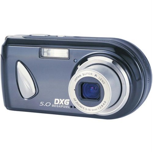 DXG DXG-518B 5.0 MegaPixel Camera with 3x Optical Zoom and 2 Inch LCD (Black)