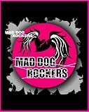 MAD DOG ROCKERSパンク☆ロック系缶バッジ：フライングハート ピンク