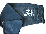 NWT $395 Mens Stonewashed EVISU Silver Embroidered Jeans 42