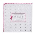 SwaddleDesigns Ultimate Receiving Blanket - Fuchsia Little Hearts