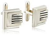 Sterling Silver Art Deco Cuff Links by Catherine M. Zadeh