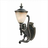 Triarch 75530-14-L Lion Outdoor Sconce, Oil-Rubbed Bronze Gold