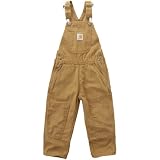Carhartt Washed Duck Bib Overall Boys 4-7