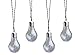 Moonrays 91107 Plug-In LED Vintage Bulb String Lights Clear