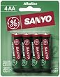 Sanyo Ac4Aa Alkaline Batteries Blister Packs (Aa 4Pk)