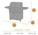 URBNGear BBQ Cover - Large Cabana Style - Waterproof - Two Tone Color - Made for Webber, Char-Broil, Brinkman - 64 X 24 X 48
