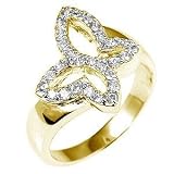 Golden Butterfly Ring