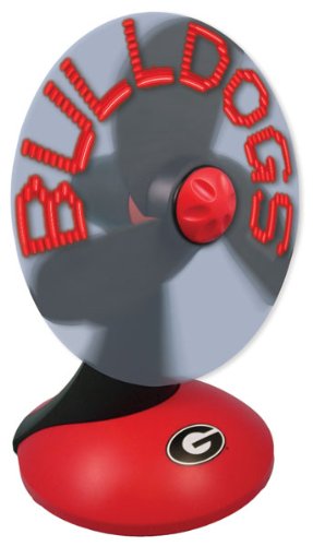 Georgia Bulldogs College Message Desk Fan