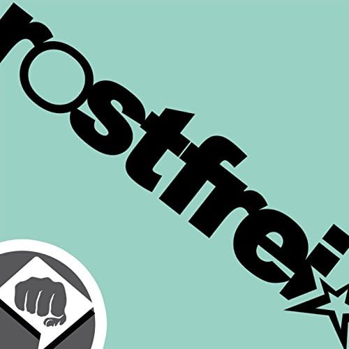 DBSPNCR HE0000169 Sticker Bomb 'Rostfrei' - Rust Free Sticker - White Exterior Adhesive