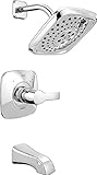 Delta Faucet T14452 Tesla Monitor 14 Series Tub & Shower Trim with H2Okinetic Technology, Chrome [並行