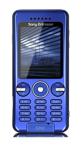 Sony Ericsson S302 Crystal Blue (unlocked) International Version with No U.S Warranty