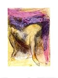 Nude Woman on her Back with Legs Apart von Auguste Rodin, 46x61