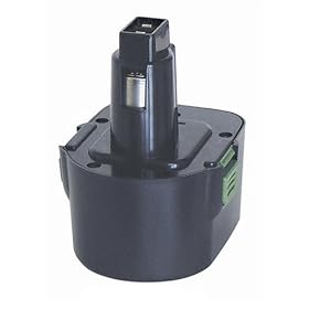 TopCell DW-1214 12-Volt 1.4 Amp Hour NiCad Pod Style Replacement Battery for DeWalt and Black and... by TopCell