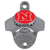 Nebraska Huskers Metal Wall Mounted Beer Bottle Opener
