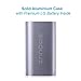 Innogie® eLite Series Unique 3200mAh Aluminum Portable Charger external battery pack backup power bank with 1.0A output for iPhone 6 Plus, iPhone 6, 5S, 5C, 5, 4S, iPad Air, mini (Lightning Adapter Not Included), Galaxy S6, S5, S4, S3, Note 3, Galaxy Tab 3, 2, Galaxy Gear, Nexus 4, 5, 7, 10, and other cellphones and Tablets (black/silver/golden)