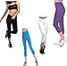 Sports Yoga Stretch Short Leggings Under Knee Tights Skinny Spandex Pants S-Xl