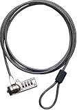 Review Targus PA410S / Targus Defcon CL - Security cable lock - metallic grey Pack of 25