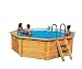 Plum Products Octagonal Wooden Swimming Pool Medium