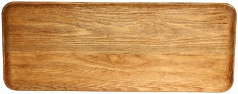 J.K. Adams Burnished Ash Rectangular Appetizer Plate, 14-inches by 5 1/2-inches by 1/2-inches