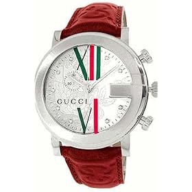 Click here to buy Gucci Watches - Gucci Series 101 Patterned Floral Dial Diamond Hour Markers Mens Watch .