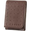 Cross Vertical Brown Leather Card Case