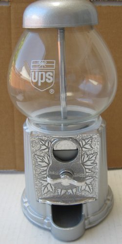 Antique Style Gumball Machine by UPS - Silver - Petite - Gumballs not included