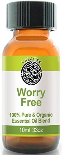 #1 ANTI ANXIETY Remedy 100% Natural Organic Blend "WORRY FREE" is the BEST Blend of Essential Oils to Help Relieve Anxiety, Reduce Stress, Rid Worry, and Control Panic Attacks, Reduce Anger, and Sleep Anxiety.